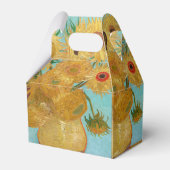 Vincent Van Gogh - Vase met twaalf zonnebloemen Bedankdoosjes (Achterkant)