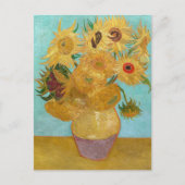 Vincent Van Gogh - Vase met twaalf zonnebloemen Briefkaart (Voorkant)