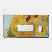 Vincent Van Gogh - Vase met twaalf zonnebloemen Bureaumat (Keyboard & Muis)