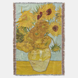 Vincent Van Gogh - Vase met twaalf zonnebloemen Deken