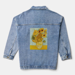 Vincent Van Gogh - Vase met twaalf zonnebloemen Denim Jacket
