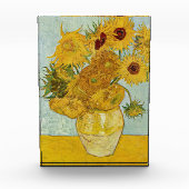 Vincent Van Gogh - Vase met twaalf zonnebloemen Fotoblokken (Voorkant)