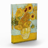 Vincent Van Gogh - Vase met twaalf zonnebloemen Fotoblokken (Links)