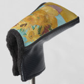 Vincent Van Gogh - Vase met twaalf zonnebloemen Golfheadcover (3/4 voorkant)