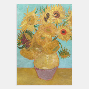 Vincent Van Gogh - Vase met twaalf zonnebloemen Inpakpapier Vel