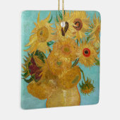 Vincent Van Gogh - Vase met twaalf zonnebloemen Keramisch Ornament (Rechts)