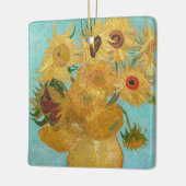 Vincent Van Gogh - Vase met twaalf zonnebloemen Keramisch Ornament (Links)