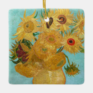 Vincent Van Gogh - Vase met twaalf zonnebloemen Keramisch Ornament