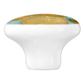 Vincent Van Gogh - Vase met twaalf zonnebloemen Keramische Knop (Zijkant)