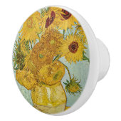Vincent Van Gogh - Vase met twaalf zonnebloemen Keramische Knop (Rechts)
