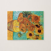 Vincent Van Gogh - Vase met twaalf zonnebloemen Legpuzzel (Horizontaal)