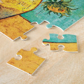 Vincent Van Gogh - Vase met twaalf zonnebloemen Legpuzzel (Zijkant)
