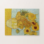 Vincent Van Gogh - Vase met twaalf zonnebloemen Legpuzzel (Horizontaal)