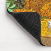 Vincent Van Gogh - Vase met twaalf zonnebloemen Muismat (Hoek)