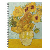 Vincent Van Gogh - Vase met twaalf zonnebloemen Notitieboek (Voorkant)
