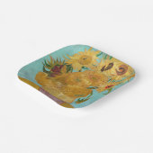 Vincent Van Gogh - Vase met twaalf zonnebloemen Papieren Bordje (Gebogen)