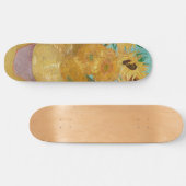 Vincent Van Gogh - Vase met twaalf zonnebloemen Persoonlijk Skateboard (Horizontaal)