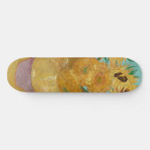 Vincent Van Gogh - Vase met twaalf zonnebloemen Persoonlijk Skateboard (Horizontaal)