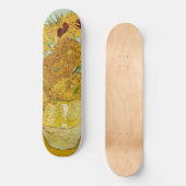 Vincent Van Gogh - Vase met twaalf zonnebloemen Persoonlijk Skateboard (Voorkant)