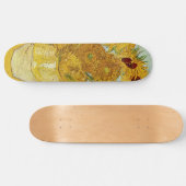 Vincent Van Gogh - Vase met twaalf zonnebloemen Persoonlijk Skateboard (Horizontaal)