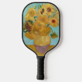 Vincent Van Gogh - Vase met twaalf zonnebloemen Pickleball Paddle (Achterkant)