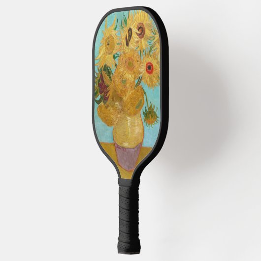 Vincent Van Gogh - Vase met twaalf zonnebloemen Pickleball Paddle (Links)
