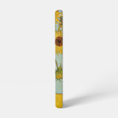 Vincent Van Gogh - Vase met twaalf zonnebloemen Samsung Galaxy Hoesje (Linkerkant)