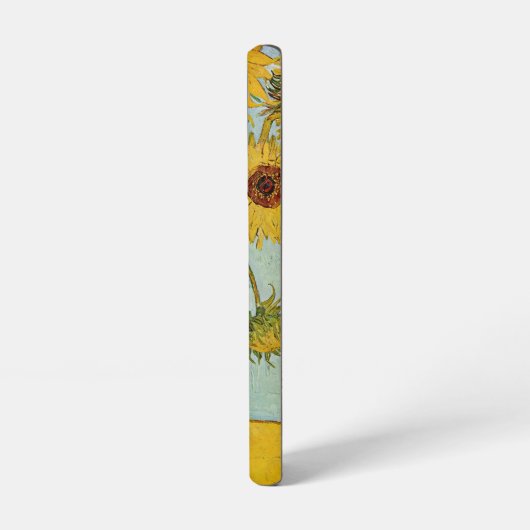 Vincent Van Gogh - Vase met twaalf zonnebloemen Samsung Galaxy Hoesje (Linkerkant)