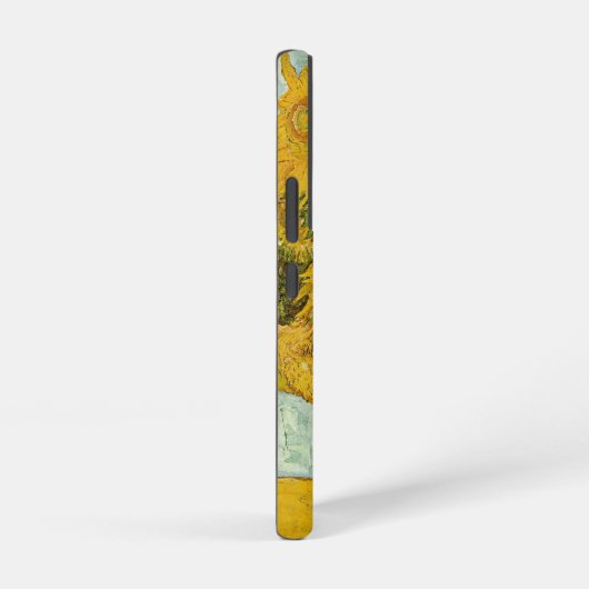 Vincent Van Gogh - Vase met twaalf zonnebloemen Samsung Galaxy Hoesje (Rechterkant)