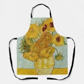Vincent Van Gogh - Vase met twaalf zonnebloemen Schort (Voorkant)