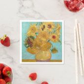 Vincent Van Gogh - Vase met twaalf zonnebloemen Servet (Insitu)
