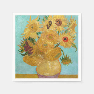 Vincent Van Gogh - Vase met twaalf zonnebloemen Servet