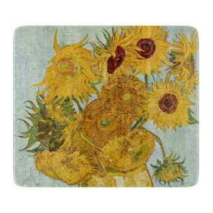 Vincent Van Gogh - Vase met twaalf zonnebloemen Snijplank