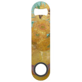 Vincent Van Gogh - Vase met twaalf zonnebloemen Speed Flessenopener (Achterkant)