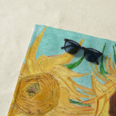 Vincent Van Gogh - Vase met twaalf zonnebloemen Strandlaken (In situ)