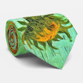 Vincent Van Gogh - Vase met twaalf zonnebloemen Stropdas (Opgerold)