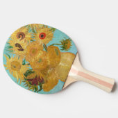 Vincent Van Gogh - Vase met twaalf zonnebloemen Tafeltennisbatje (Zijkant)
