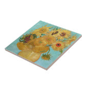 Vincent Van Gogh - Vase met twaalf zonnebloemen Tegeltje (Zijkant)