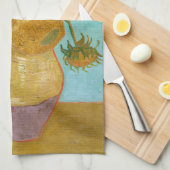 Vincent Van Gogh - Vase met twaalf zonnebloemen Theedoek (Quarter Fold)
