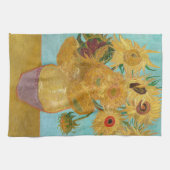 Vincent Van Gogh - Vase met twaalf zonnebloemen Theedoek (Horizontaal)