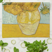 Vincent Van Gogh - Vase met twaalf zonnebloemen Theedoek (Gevouwen)