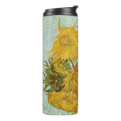 Vincent Van Gogh - Vase met twaalf zonnebloemen Thermosbeker (Gedraaid links)