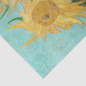 Vincent Van Gogh - Vase met twaalf zonnebloemen Tissuepapier (Detail)