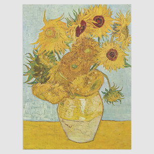 Vincent Van Gogh - Vase met twaalf zonnebloemen Tissuepapier