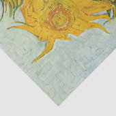 Vincent Van Gogh - Vase met twaalf zonnebloemen Tissuepapier (Detail)