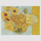 Vincent Van Gogh - Vase met twaalf zonnebloemen Tissuepapier (Voorkant)