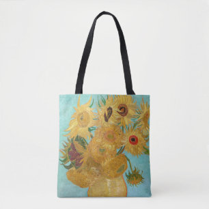 Vincent Van Gogh - Vase met twaalf zonnebloemen Tote Bag