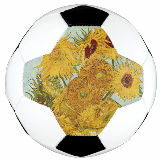 Vincent Van Gogh - Vase met twaalf zonnebloemen Voetbal (Voorkant)
