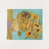 Vincent Van Gogh - Vase met twaalf zonnebloemen Wandkleed (Voorkant (horizontaal))