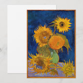 Vincent van Gogh - Vase met vijf zonnebloemen Kaart (Voorkant / Achterkant)